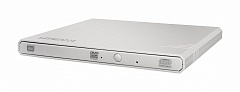 Оптический привод  Внешний привод DVD-RW LiteOn eBAU108 белый USB slim RTL