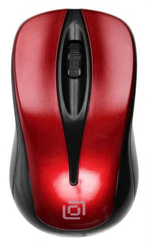 Купить  мышь oklick 675mw black/red (800dpi) usb в интернет-магазине Айсберг! фото 4