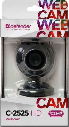 Купить  web camera defender c-2525 hd (63252) в интернет-магазине Айсберг! фото 2