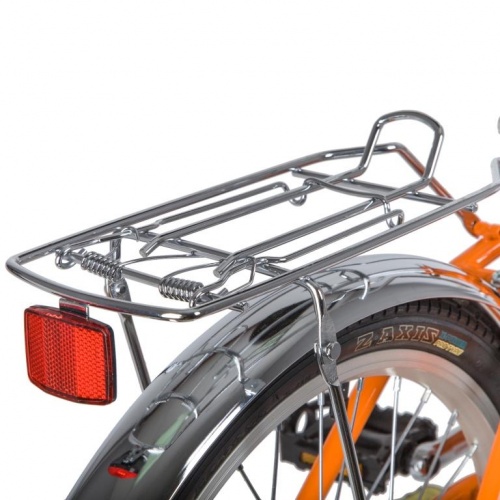 Купить  велосипед novatrack 20" tg 20, 20ftg201.or20 оранжевый, складной, тормоз нож, двойной обод, багажник в интернет-магазине Айсберг! фото 2