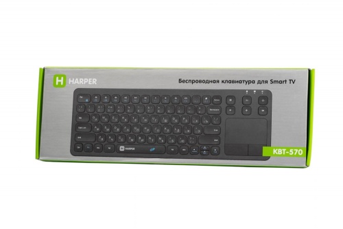 Купить  аксессуары harper kbt-570 беспроводная клавиатура с тачпадом для smarttv в интернет-магазине Айсберг! фото 4