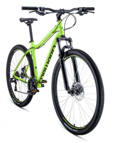 Купить  велосипед forward sporting 29 2.2 disc (29" 8ск. рост 17") ярко-зеленый/черный в интернет-магазине Айсберг! фото 2