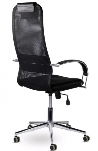 Купить  кресло ch-600 соло хром solo ch ср s-0401/tw-01/e11-k (черный) в интернет-магазине Айсберг! фото 2