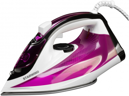 Купить  утюг starwind sir 2433 фиолетовый /белый в интернет-магазине Айсберг!