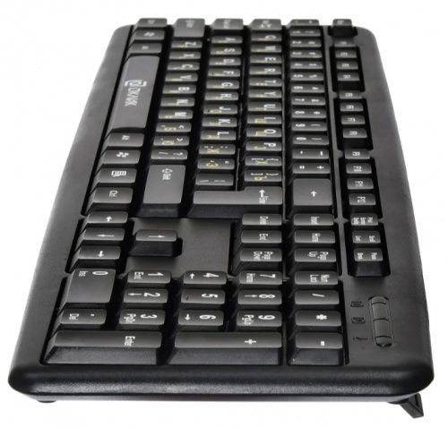 Купить  клавиатура oklick 130m black usb в интернет-магазине Айсберг! фото 3