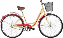 Купить  велосипед foxx 28" 28shc.vintage.18bg1 бежевый, сталь, размер 18" +передняя корзина в интернет-магазине Айсберг!