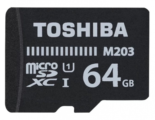 Купить  карта памяти sd-micro 64gb toshiba thn-m203k0640ea m203  class 10 +adapter в интернет-магазине Айсберг! фото 2