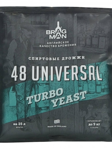 Купить  спиртовые дрожжи bragman "48 universal" 135 г в интернет-магазине Айсберг!