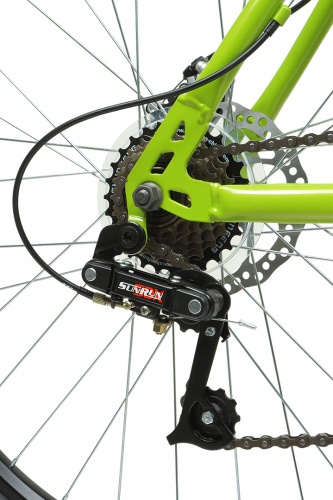 Купить  велосипед altair mtb ht 27,5 2.0 disc (27,5" 21ск. рост 17) зеленый/черный в интернет-магазине Айсберг! фото 3