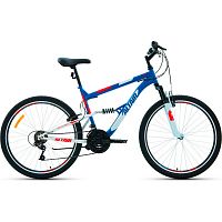 Купить  велосипед altair mtb fs 26 1.0  (26" 18ск. рост 18") синий/красный в интернет-магазине Айсберг!