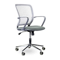 Кресло M-806 Хэнди/Handy grey pl хром Ср JD-09/D26-25 (серый)