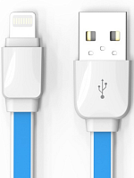 Соединительные шнуры LDNIO XS-07/ USB кабель Lightning/ 1m/ 2.1A/ Blue (LD-B4533)
