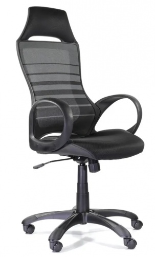 Купить  кресло m-709 тесла/tesla black pl e11-к (черный) в интернет-магазине Айсберг!