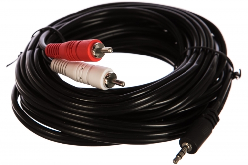 Купить  соединительные шнуры perfeo кабель jack 3.5 мм вилка - 2xrca вилка, длина 5 м. (j2005) в интернет-магазине Айсберг!