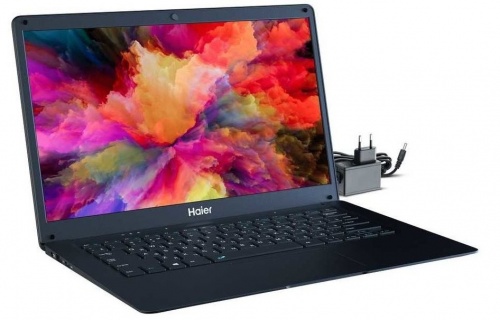 Купить  ноутбук haier a1410ed intel celeron n4000/4gb/64gb/ssd slot/14.1 ips/dos черный в интернет-магазине Айсберг! фото 3