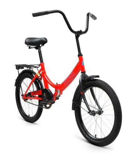 Купить  велосипед altair city 20 (20" 1ск. рост 14" скл.) красный/голубой в интернет-магазине Айсберг! фото 2